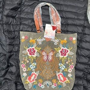 Johnny Was ESMERALDA SUEDE BAG